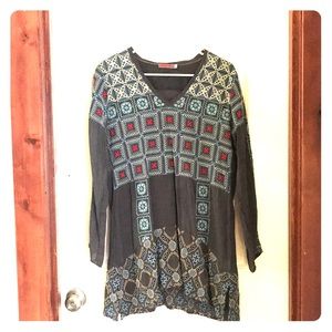 Johnny Was Embroidered Tunic